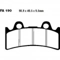 EBC Brakes EPFA Sintered Fast Street and Trackday Pads Front - EPFA190HH EBC Brakes EPFA Sintered Fast Street and Trackday Pads Front - EPFA190HH